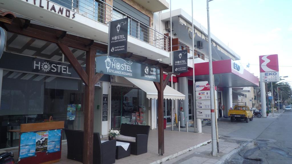 Hostel Stylianos Kissamos Bagian luar foto